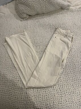 Zara White flare Jeans